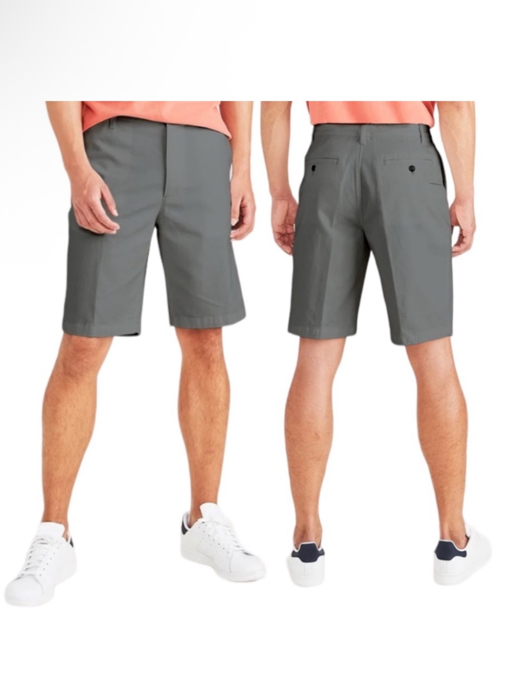 🆕 Dockers Pacific Collection Flat Front Classic Fit Perfect Shorts